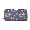 Bird Of Paradise Pattern Print Design BOP015 Car Sun Shade-JorJune