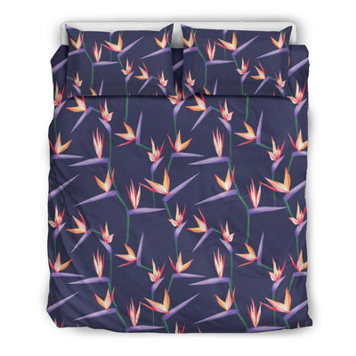 Bird Of Paradise Pattern Print Design BOP015 Duvet Cover Bedding Set-JORJUNE.COM