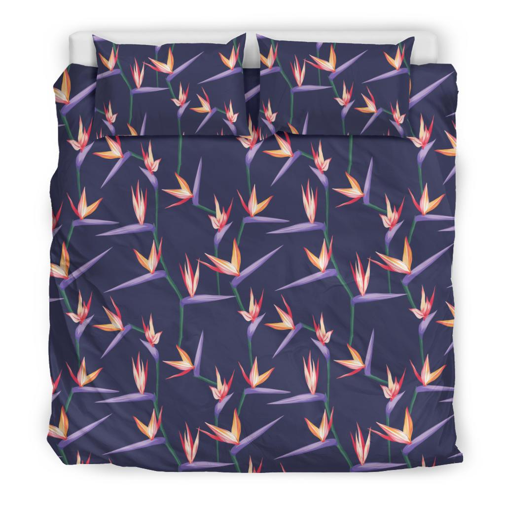 Bird Of Paradise Pattern Print Design BOP015 Duvet Cover Bedding Set-JORJUNE.COM