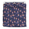 Bird Of Paradise Pattern Print Design BOP015 Duvet Cover Bedding Set-JORJUNE.COM