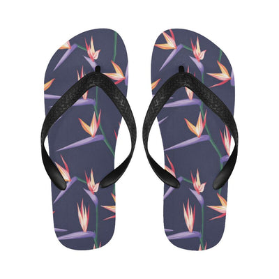 Bird Of Paradise Pattern Print Design BOP015 Flip Flops-JorJune