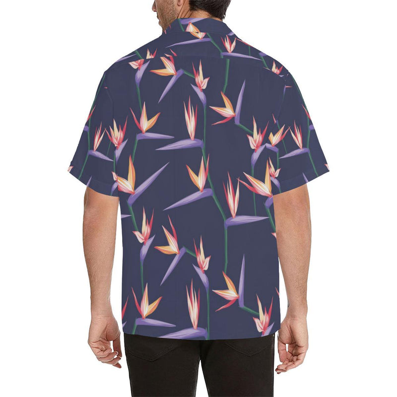 Bird Of Paradise Pattern Print Design BOP015 Men Hawaiian Shirt-JorJune