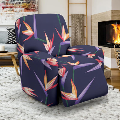 Bird Of Paradise Pattern Print Design BOP015 Recliner Slipcover-JORJUNE.COM