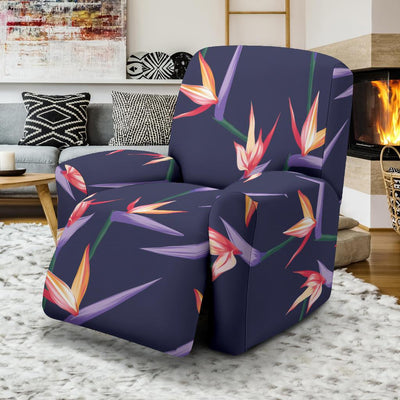 Bird Of Paradise Pattern Print Design BOP015 Recliner Slipcover-JORJUNE.COM