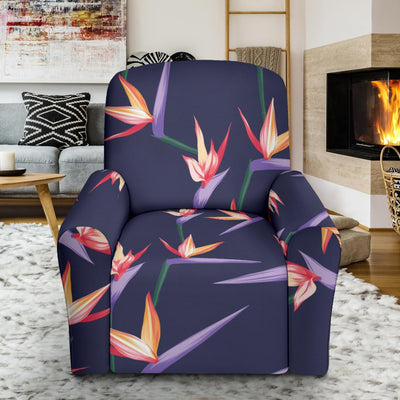 Bird Of Paradise Pattern Print Design BOP015 Recliner Slipcover-JORJUNE.COM