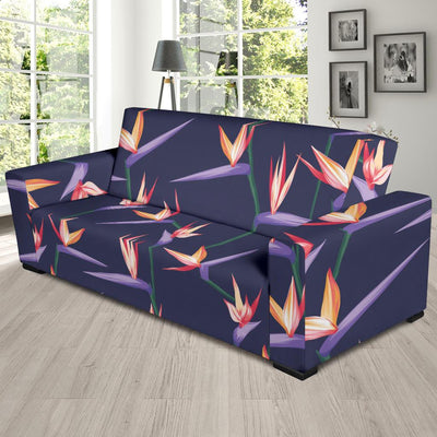 Bird Of Paradise Pattern Print Design BOP015 Sofa Slipcover-JORJUNE.COM