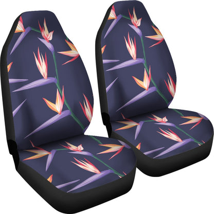 Bird Of Paradise Pattern Print Design BOP015 Universal Fit Car Seat Covers