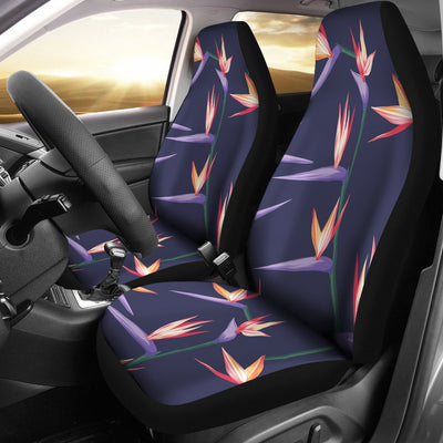 Bird Of Paradise Pattern Print Design BOP015 Universal Fit Car Seat Covers