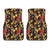 Bird Of Paradise Pattern Print Design BOP016 Car Floor Mats-JorJune