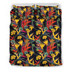 Bird Of Paradise Pattern Print Design BOP016 Duvet Cover Bedding Set-JORJUNE.COM