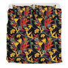 Bird Of Paradise Pattern Print Design BOP016 Duvet Cover Bedding Set-JORJUNE.COM