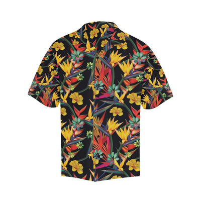 Bird Of Paradise Pattern Print Design BOP016 Men Hawaiian Shirt-JorJune