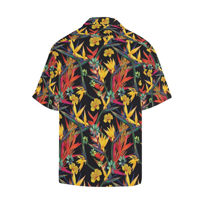Bird Of Paradise Pattern Print Design BOP016 Men Hawaiian Shirt-JorJune