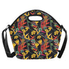 Bird Of Paradise Pattern Print Design BOP016 Neoprene Lunch Bag-JorJune