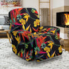 Bird Of Paradise Pattern Print Design BOP016 Recliner Slipcover-JORJUNE.COM