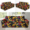 Bird Of Paradise Pattern Print Design BOP016 Sofa Slipcover-JORJUNE.COM