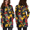 Bird Of Paradise Pattern Print Design BOP016 Women Hoodie Dress