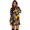 Bird Of Paradise Pattern Print Design BOP016 Women Hoodie Dress