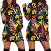 Bird Of Paradise Pattern Print Design BOP016 Women Hoodie Dress