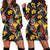 Bird Of Paradise Pattern Print Design BOP016 Women Hoodie Dress