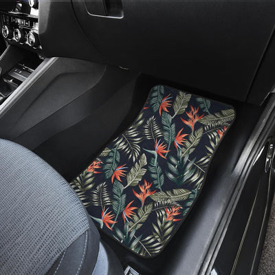 Bird Of Paradise Pattern Print Design BOP02 Car Floor Mats-JorJune