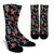 Bird Of Paradise Pattern Print Design BOP02 Crew Socks-JORJUNE.COM