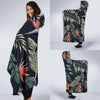 Bird Of Paradise Pattern Print Design BOP02 Hooded Blanket-JORJUNE.COM