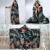 Bird Of Paradise Pattern Print Design BOP02 Hooded Blanket-JORJUNE.COM