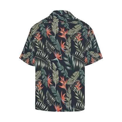 Bird Of Paradise Pattern Print Design BOP02 Men Hawaiian Shirt-JorJune