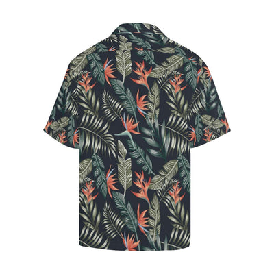 Bird Of Paradise Pattern Print Design BOP02 Men Hawaiian Shirt-JorJune