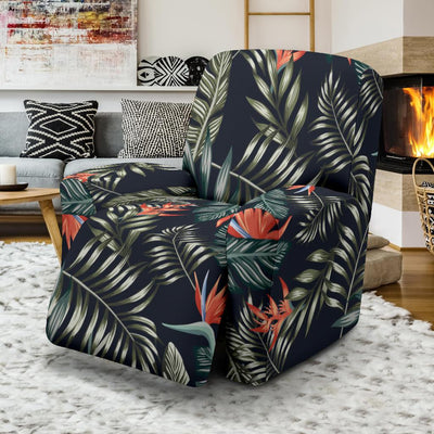 Bird Of Paradise Pattern Print Design BOP02 Recliner Slipcover-JORJUNE.COM