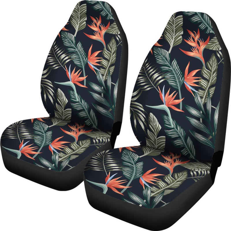 Bird Of Paradise Pattern Print Design BOP02 Universal Fit Car Seat Covers