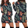 Bird Of Paradise Pattern Print Design BOP02 Women Hoodie Dress