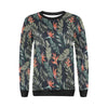 Bird Of Paradise Pattern Print Design BOP02 Women Long Sleeve Sweatshirt-JorJune