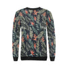 Bird Of Paradise Pattern Print Design BOP02 Women Long Sleeve Sweatshirt-JorJune