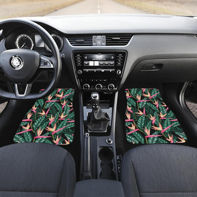 Bird Of Paradise Pattern Print Design BOP03 Car Floor Mats-JorJune