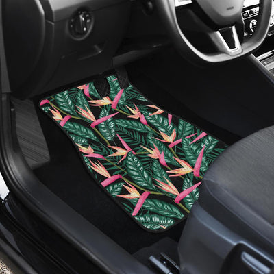 Bird Of Paradise Pattern Print Design BOP03 Car Floor Mats-JorJune