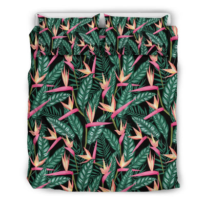 Bird Of Paradise Pattern Print Design BOP03 Duvet Cover Bedding Set-JORJUNE.COM