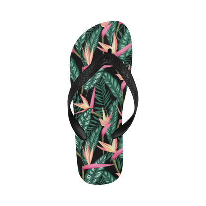 Bird Of Paradise Pattern Print Design BOP03 Flip Flops-JorJune