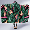 Bird Of Paradise Pattern Print Design BOP03 Hooded Blanket-JORJUNE.COM