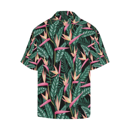 Bird Of Paradise Pattern Print Design BOP03 Men Hawaiian Shirt-JorJune