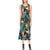 Bird Of Paradise Pattern Print Design BOP03 Sleeveless Open Fork Long Dress