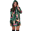 Bird Of Paradise Pattern Print Design BOP03 Women Hoodie Dress