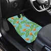 Bird Of Paradise Pattern Print Design BOP04 Car Floor Mats-JorJune