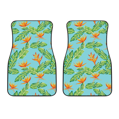 Bird Of Paradise Pattern Print Design BOP04 Car Floor Mats-JorJune