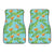 Bird Of Paradise Pattern Print Design BOP04 Car Floor Mats-JorJune