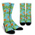 Bird Of Paradise Pattern Print Design BOP04 Crew Socks-JORJUNE.COM