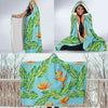 Bird Of Paradise Pattern Print Design BOP04 Hooded Blanket-JORJUNE.COM