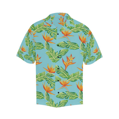 Bird Of Paradise Pattern Print Design BOP04 Men Hawaiian Shirt-JorJune
