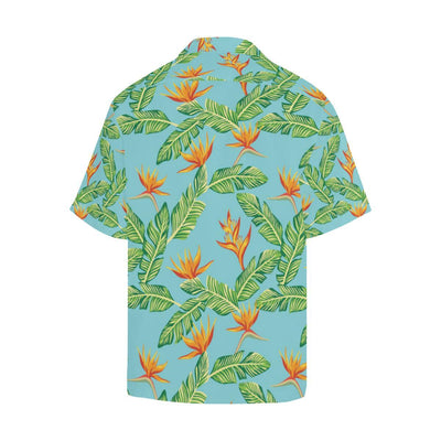 Bird Of Paradise Pattern Print Design BOP04 Men Hawaiian Shirt-JorJune